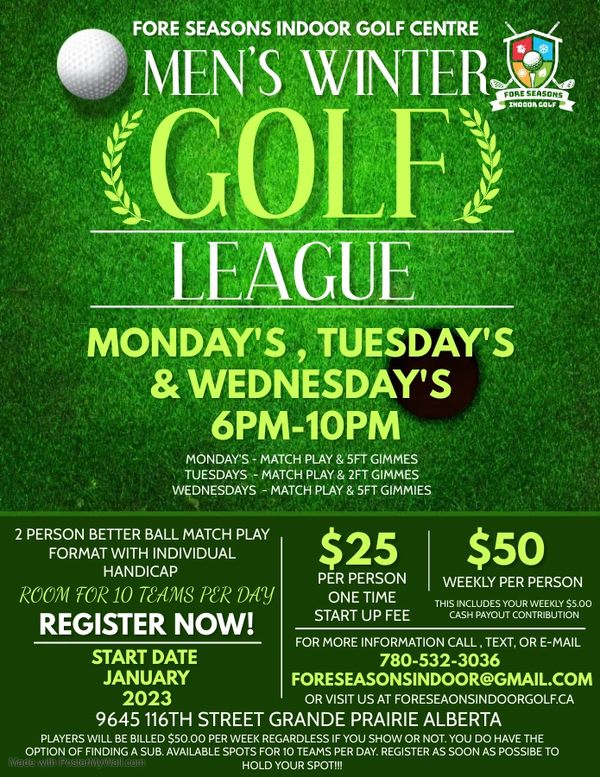 Entertainment Fore Seasons Indoor Golf Centre